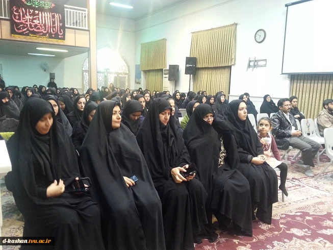 حضور دانشجویان دانشکده در مراسم سوگواره کوکب هدایت