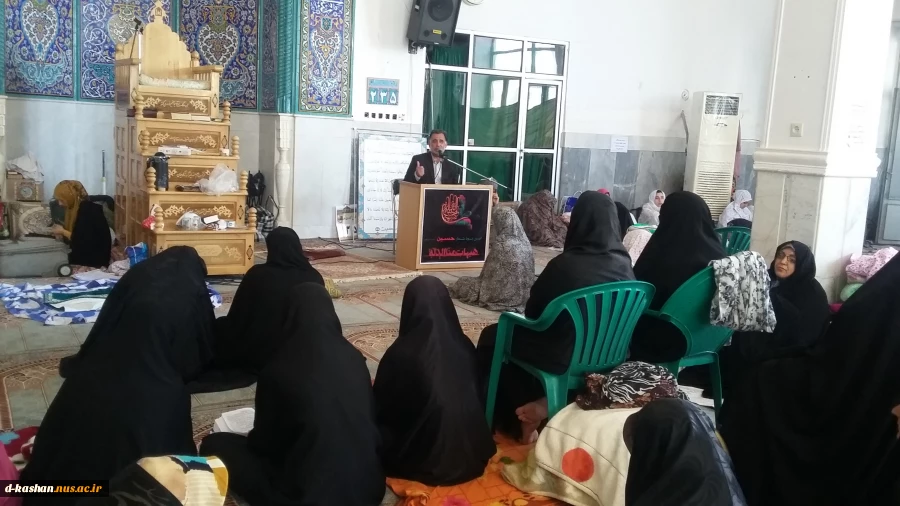 حضور دانشجویان دانشکده در مراسم اعتکاف