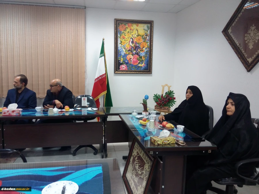 بازدیدجناب آقای دکتر شفیعی ریاست محترم دانشگاه فنی وحرفه ای کشور به همراه جناب آقای دکتر مومنیان معاون محترم استاندار اصفهان وفرماندار ویژه شهرستان کاشان از آموزشکده فنی دختران کاشان