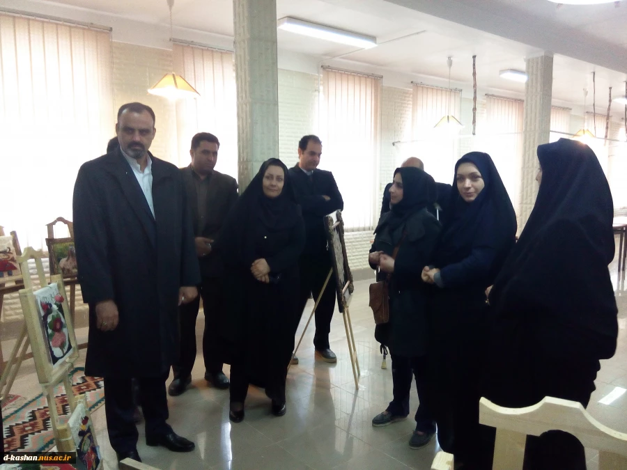 بازدید جناب آقای دکتر قادری معاونت محترم مالی اداری دانشگاه فنی و حرفه ای از دانشکده