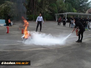 برگزاری دوره آموزش اطفاء حریق ویژه پرسنل، اساتید و دانشجویان در دانشکده