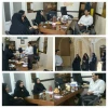 دیدار ریاست و معاون آموزشی و جمعی از هکاران دانشکده فدک با مهندس زارع به مناسبت روز جانباز