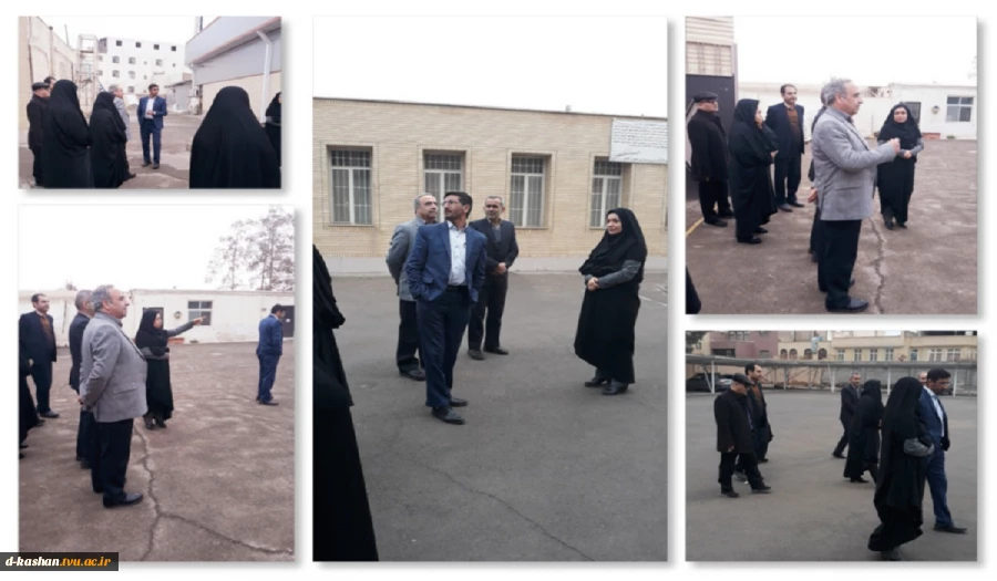 بازدید مدیران کل عمرانی و مالی دانشگاه فنی و حرفه ای و ریاست دانشگاه فنی و حرفه ای استان اصفهان از دانشکده فنی و حرفه ای دختران کاشان 2