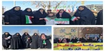 حضور اساتید و کارمندان دانشکده فنی و حرفه ای دختران کاشان در مراسم راهپیمایی 22 بهمن 2