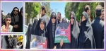 حضور ریاست محترم،اساتید و کارکنان دانشکده فنی و حرفه ای دختران کاشان در راه پیمایی روز قدس 2