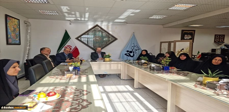 بازدید معاونت محترم فرهنگی دانشجویی دانشگاه فنی و حرفه ای از دانشکده فنی و حرفه ای دختران کاشان 2