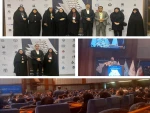 حضور ریاست و معاونت محترم دانشکده فنی و حرفه ای دختران کاشان دراولین کنفرانس ملی مهارت ایران  2