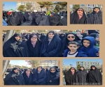 حضور اساتید، دانشجویان و کارکنان دانشکده ملی مهارت دختران کاشان در راه پیمایی سالروز پیروزی انقلاب اسلامی ایران 2