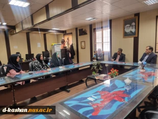 بازدید جناب آقای دکتر فخر موسوی مدیر کل محترم حوزه ریاست و روابط عمومی دانشگاه ملی مهارت از آموزشکده ملی مهارت دختران کاشان 7