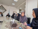 دیدار نوروزی جناب آقای دکتر یاسمیان ریاست محترم دانشکده ملی مهارت دختران کاشان با کارکنان مجموعه 3