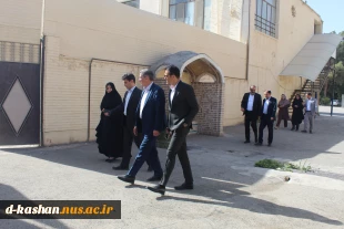 بازدید ریاست محترم دانشگاه ملی مهارت جناب آقای دکتر زمانی از آموزشکده دختران کاشان 4