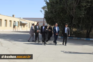 بازدید ریاست محترم دانشگاه ملی مهارت جناب آقای دکتر زمانی از آموزشکده دختران کاشان 6