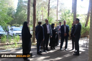 بازدید ریاست محترم دانشگاه ملی مهارت جناب آقای دکتر زمانی از آموزشکده دختران کاشان 7