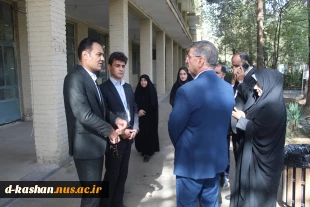 بازدید ریاست محترم دانشگاه ملی مهارت جناب آقای دکتر زمانی از آموزشکده دختران کاشان 8
